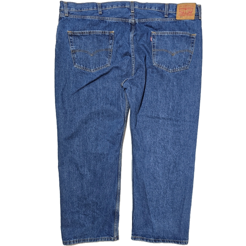 EUC Big & Tall Levi's 505 regular fit blue jeans 50x29 - Picture 8 of 11